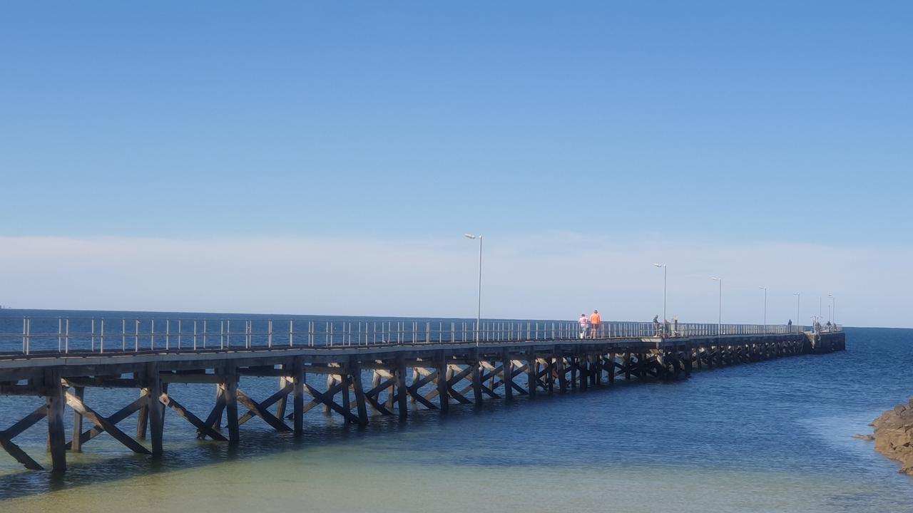 Stansbury Jetty on Yorke Peninsula. Picture: Colin James