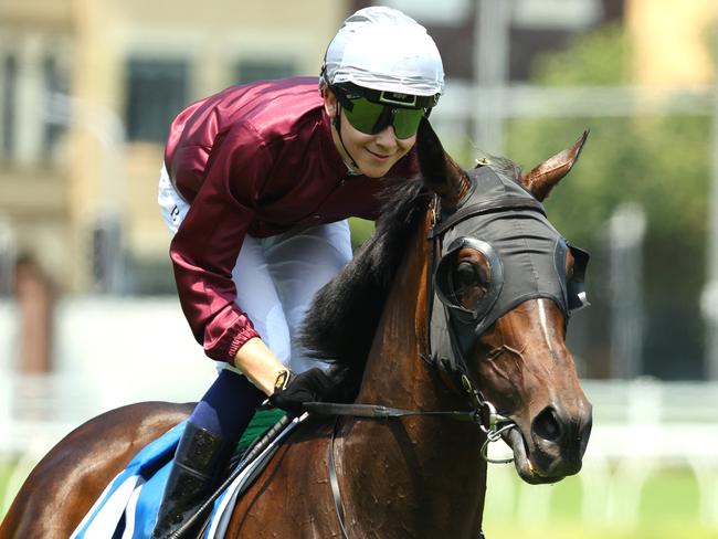 SYDNEY, AUSTRALIA - DECEMBER 21: Billy Loughnane riding Captain Amelia wins Race 4 Inglis Classic Sale 9-11 Feb Out Now during Sydney Racing at Royal Randwick Racecourse on December 21, 2024 in Sydney, Australia. (Photo by Jeremy Ng/Getty Images)