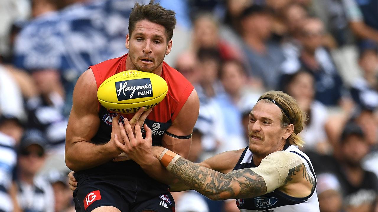 Jesse Hogan could be a Docker by the end of trade period. Photo: Julian Smith/AAP Image.