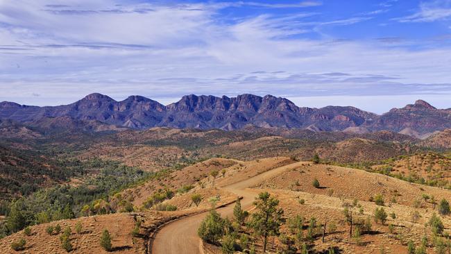 Wilpena Pound in the Flinders Ranges is a key SA tourism attraction.