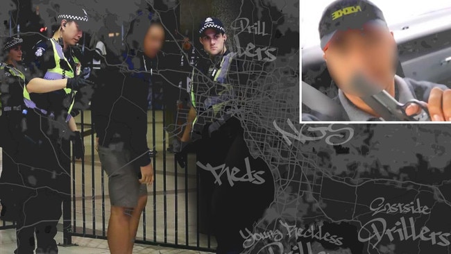 Gangs across Melbourne are using social media to taunt police.