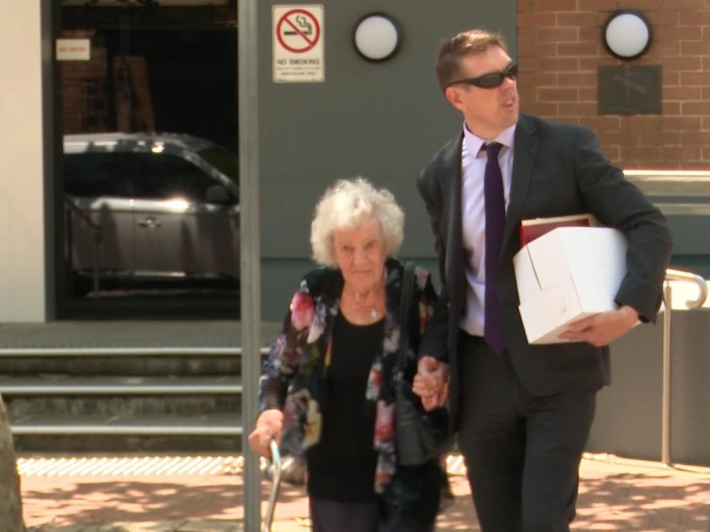 Elva McBay appeared as a witness at the Dawson trial. Picture: 7 NEWS