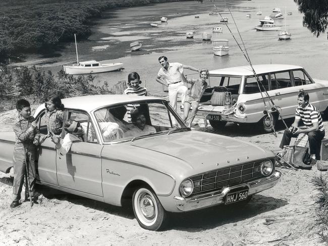 HISTORIC FORD FALCON - 1960 XK Falcon Sedan And Wagon . Picture: Supplied