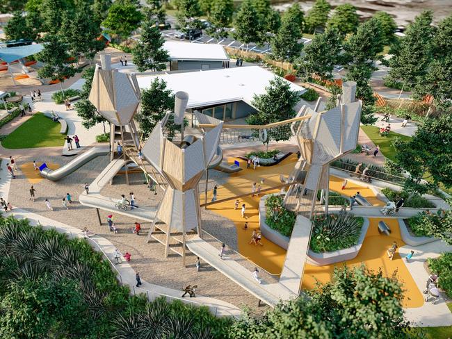 Gold Coast City Council has voted to develop a 270ha green playground, named Greenheart, between Robina and Merrimac. Picture: Supplied