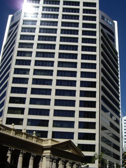 The tower has ‘breathtaking views of the Brisbane River and Kangaroo Point’. Picture: realcommercial.com.au