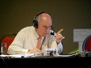 A DAY IN THE LIFE: Alan Jones courts controversy as part of his job as a shock jock. Picture: Jonathan Ng