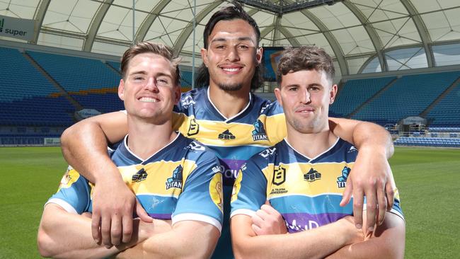 After a rare finals appearance, the Titans unveiled a 10-year plan to win two NRL premierships. Picture: Glenn Hampson