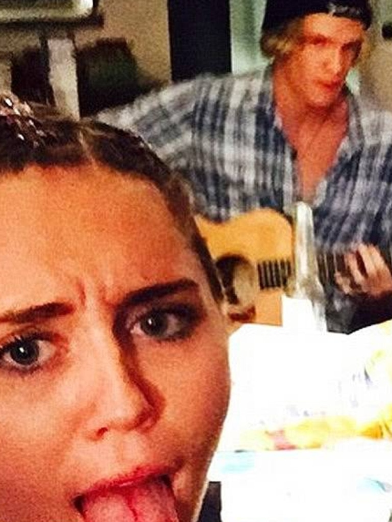 Miley Cyrus and Cody Simpson. Picture: Instagram