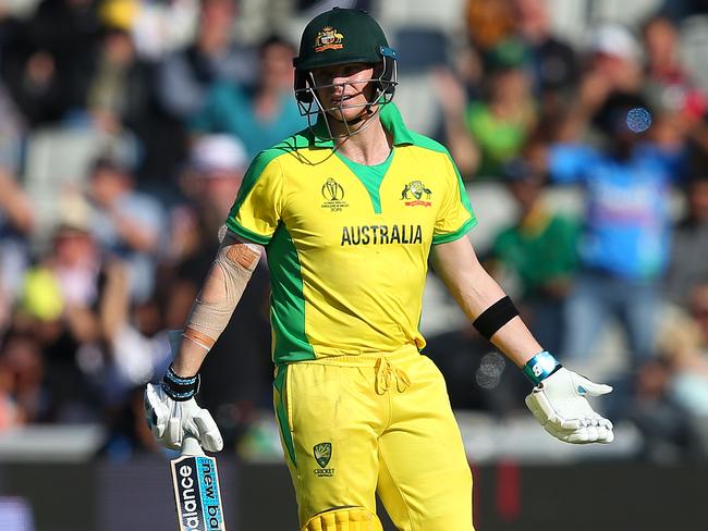 Steve Smith is still searching for an elusive century at this World Cup. Picture: Alex Livesey/Getty Images