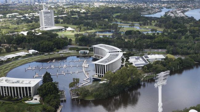 Artist impression of a marina to be built by Pacific Pontoon &amp; Pier at Marina Concourse