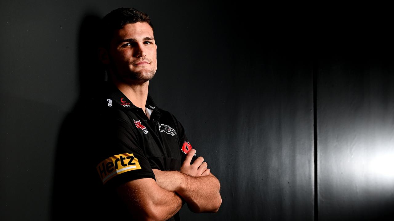 Nathan Cleary will mix up his kicking game against the Rabbitohs. Picture: Getty Images