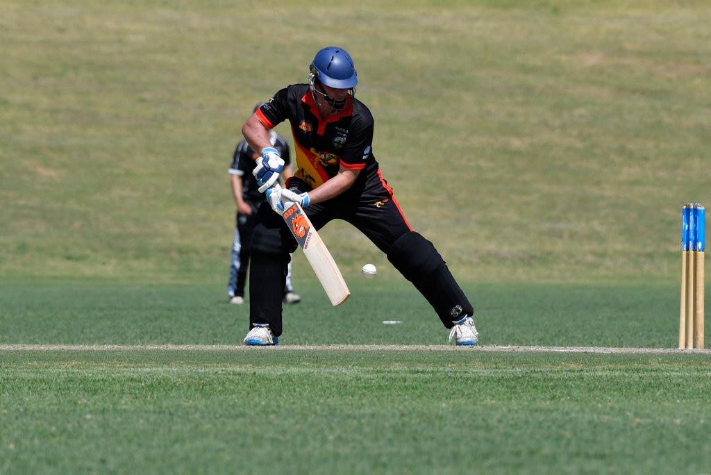 Ashley Sippel bats for Liebke Lions against George Banks Umbrellas in Darling Downs Bush Bash League (DDBBL) round five T20 cricket at Highfields Sport Park, Sunday, October 20, 2019. Picture: Kevin Farmer