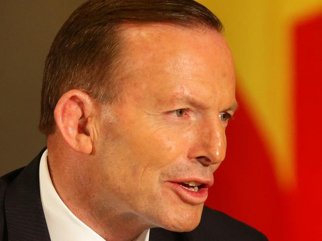 Australian Prime Minister Tony Abbott meets with leaders of Trans-Pacific Partnership Agreement at the US Embassy in Beijing. Leaders include US President Barack Obama. Prime Minister Tony Abbott is in Beijing to attend the APEC summit. Picture Cameron Richardson - pool pictures for News Corp Australia and Fairfax.