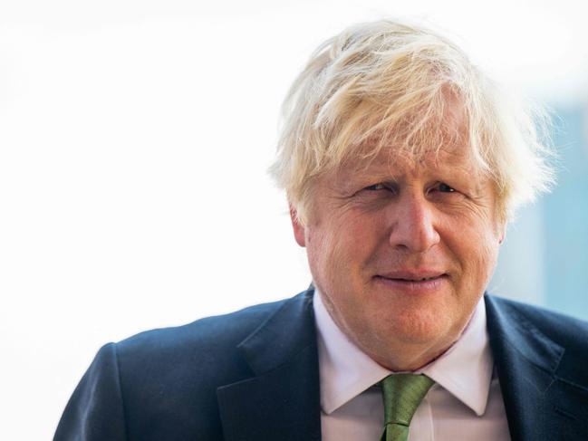 AUSTIN, TEXAS - MAY 23: Former UK Prime Minister Boris Johnson looks on during a tour after a meeting with Gov. Greg Abbott at the Texas State Capitol on May 23, 2023 in Austin, Texas. Gov. Abbott met with Johnson to discuss economic development.   Brandon Bell/Getty Images/AFP (Photo by Brandon Bell / GETTY IMAGES NORTH AMERICA / Getty Images via AFP)