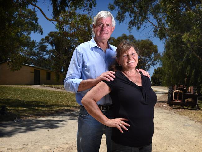 Carol and Rob Coleman from Joanna Life Skills Centre near Naracoorte. Picture: Naomi Jellicoe