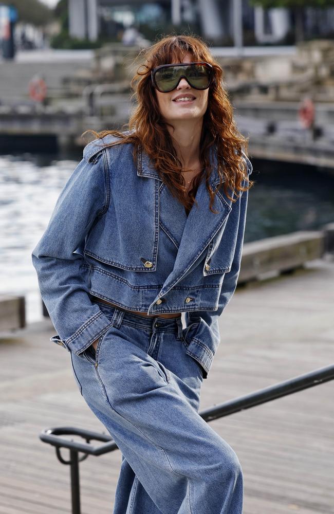 Montana Cox attends the Aje fashion show in Barangaroo. Picture: Sam Ruttyn