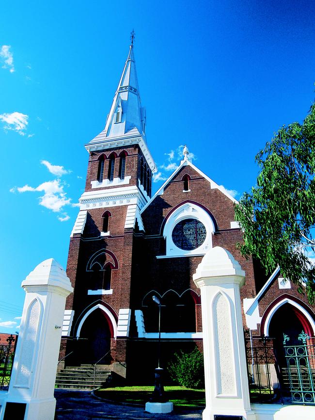 St Stephen’s Uniting Church, formerly the Presbyterian Church, on Sussex St, Maryborough. Picture: News Queensland