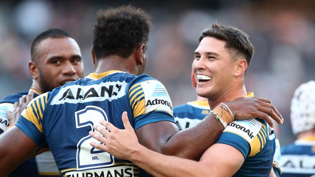 A scrappy Parramatta did well to survive a Wests Tigers resurgence