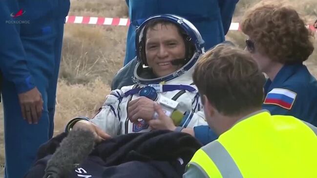 NASA Astronaut Returns After Record Spaceflight | News.com.au ...