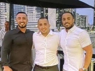 Hasan Gunes (left) with his brothers Dogan and Ali (right)