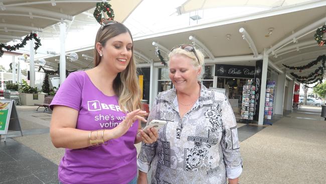 Independent candidate Saraya Beric’s online dating pitch is a first for the Gold Coast. Photo by Richard Gosling