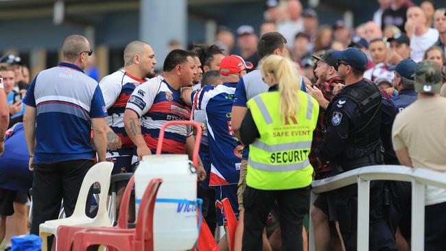 The fight is believed to have been between spectators and players. Photo: Scott Powick