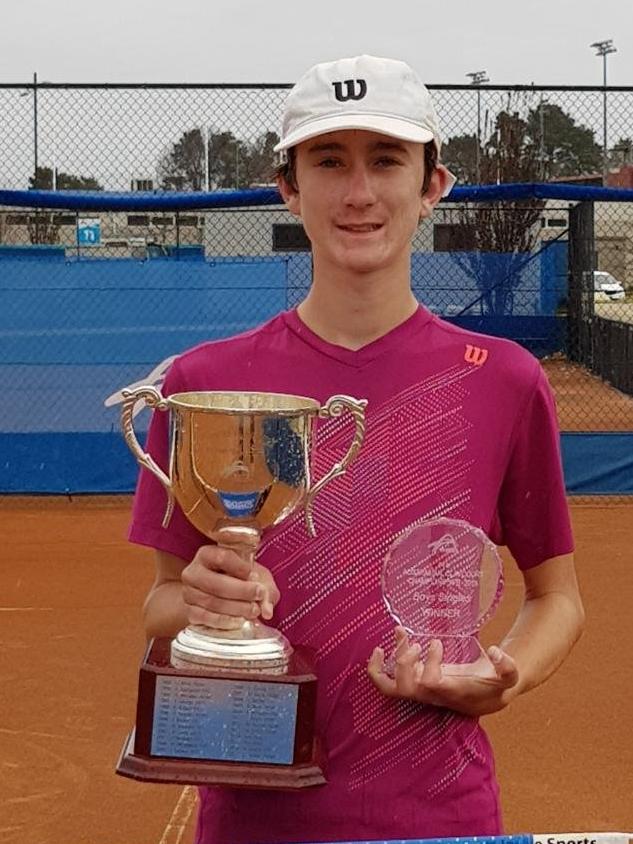 Alec Braund won the U14 Australian Claycourt Championships.