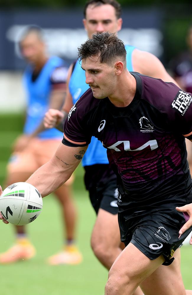 Fletcher Baker brings plenty of fresh bulk to the Broncos. Picture: Bradley Kanaris/Getty Images