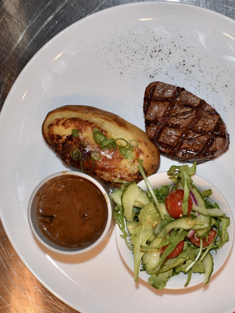 The steaks at Banksia are hand-picked and from local sources. Picture: Isabella Magee