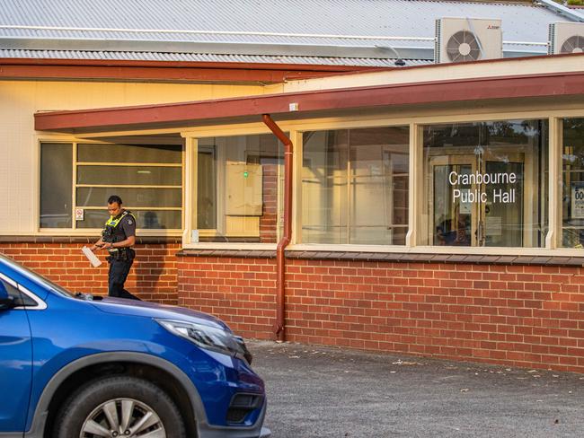 The baby was dropped off at a community hall in Cranbourne. Picture: Jason Edwards