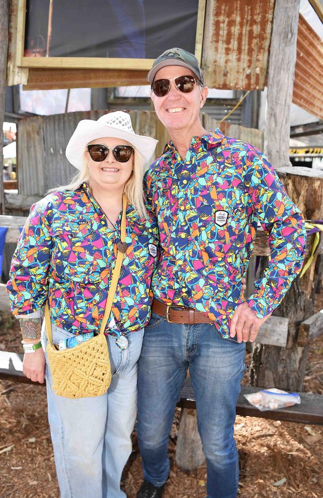 Trish and Pete Hammond at Gympie Music Muster. Picture: Patrick Woods.