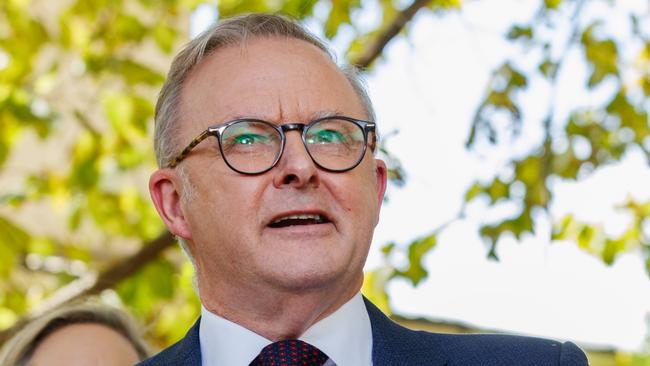 Anthony Albanese in Perth on Monday. Picture: AAP