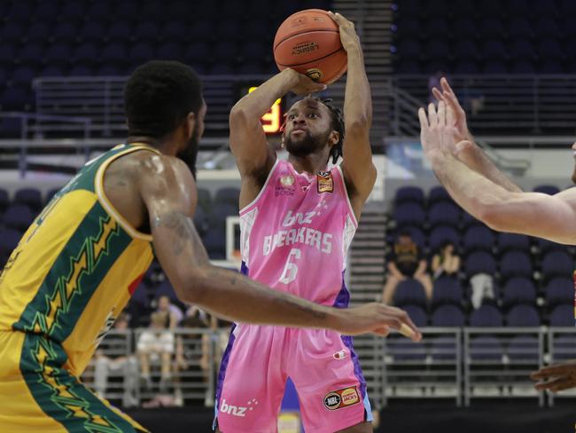 New import Parker Jackson-Cartwright’s speed will be something to watch this season. Picture: Russell Freeman/Getty Images for NBL