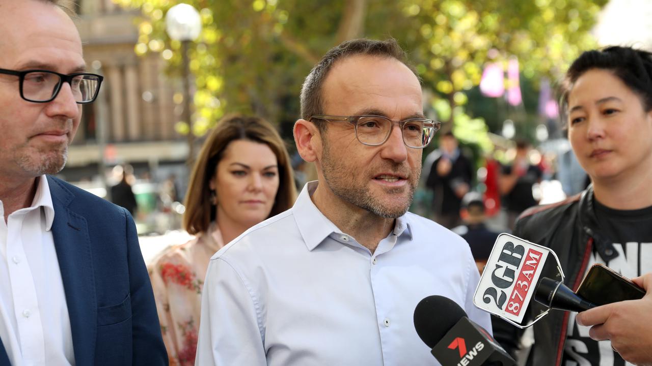 Greens leader Adam Bandt said the movement would be felt at the ballot box. Picture: NCA NewsWire / Damian Shaw