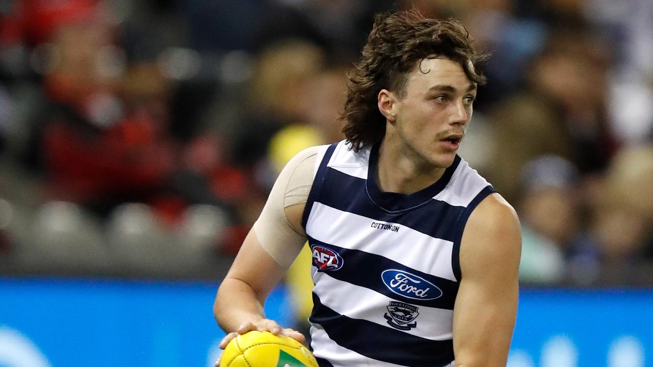 Jordan Clark struggled to crack in to Geelong’s best 22. (Photo by Michael Willson/AFL Photos via Getty Images)