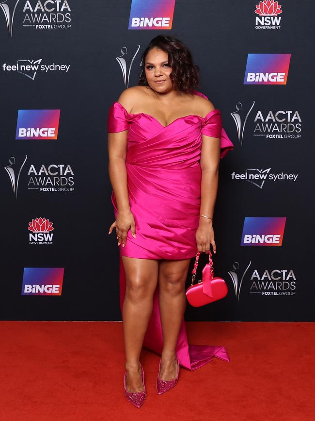 Rarriwuy Hick attends the 2022 AACTA Awards. Picture: Brendon Thorne