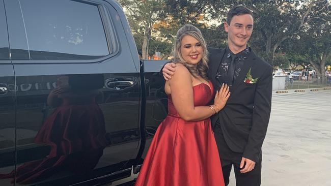 Students arrived in style at Maryborough State High School's formal.