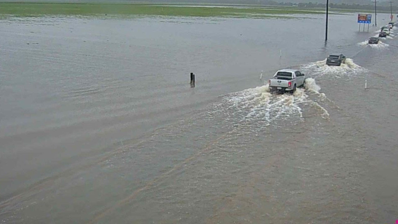 Flooding at Hamilton Plains on January 9, 2021. Photo: Whitsunday Regional Council