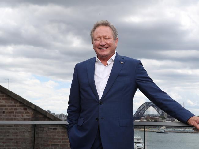 SYDNEY, AUSTRALIA - NewsWire Photos DECEMBER 10, 2021: Mining Magnate, Andrew Forrest announced today that Fortescue CEO, Elizabeth Gains will be leaving her role once they find a replacement but she will remain on the Board of Directors. Picture: NCA NewsWire / David Swift