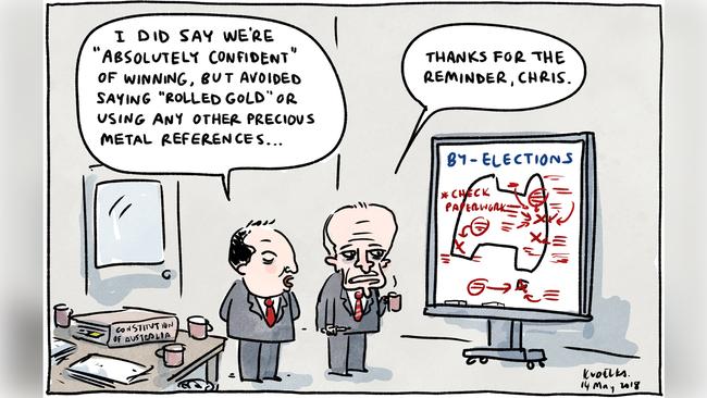 Jon Kudelka Letters page cartoon for 14-05-2018Version: Letters Cartoon  (1280x720 - Aspect ratio preserved, Canvas added)COPYRIGHT: The Australian's artists each have different copyright agreements in place regarding re-use of their work in other publications.Please seek advice from the artists themselves or the Managing Editor of The Australian regarding re-use.