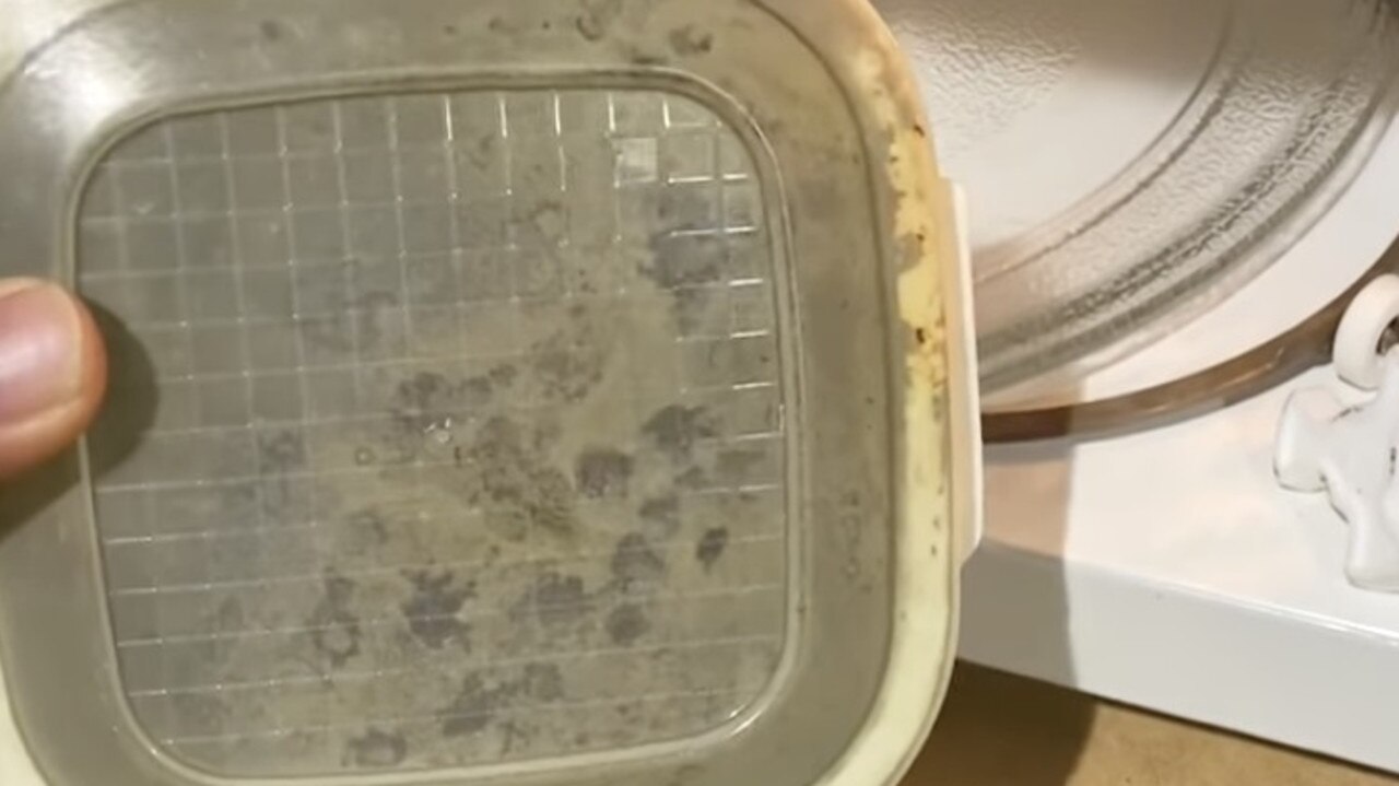 The container appeared to be filled with mould. Picture: Facebook