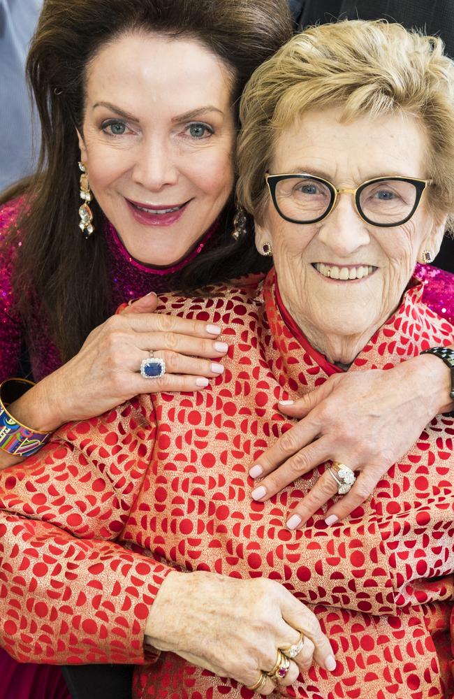 Kate Greer with her mum Mary Wagner at It's a Bloke Thing 2021, Friday, September 10, 2021. Picture: Kevin Farmer