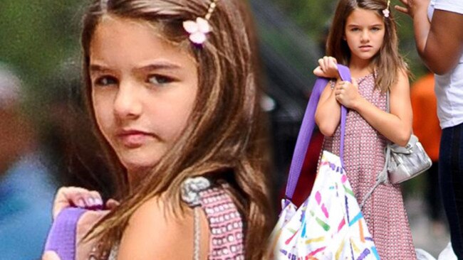 Suri Cruise looks smart and stylish in New York City.