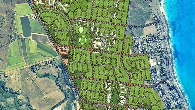 DESIRABLE LIFESTYLE: The masterplan for the proposed Elliott Heads Estate.