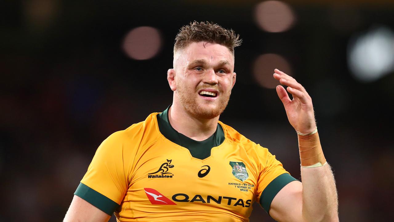 Nine months after being red carded on debut against the All Blacks, Lachie Swinton has been named for his third match against New Zealand. Photo: Getty Images