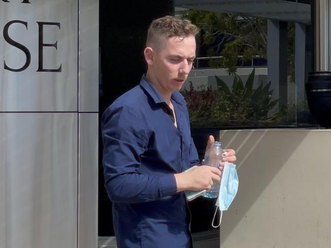 William James Mulcay leaves Southport Courthouse. Picture: Lea Emery.