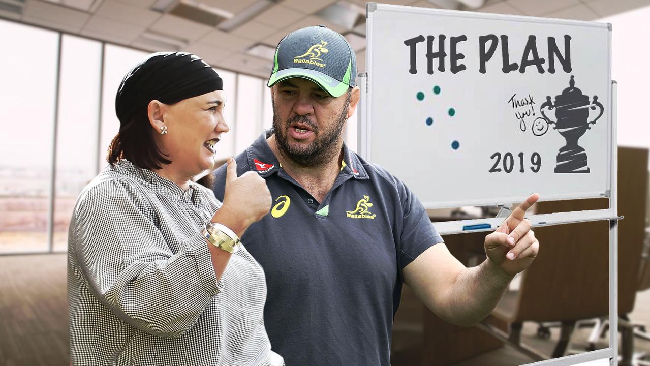 Raelene Castle has repeatedly backed Michael Cheika's World Cup plan.