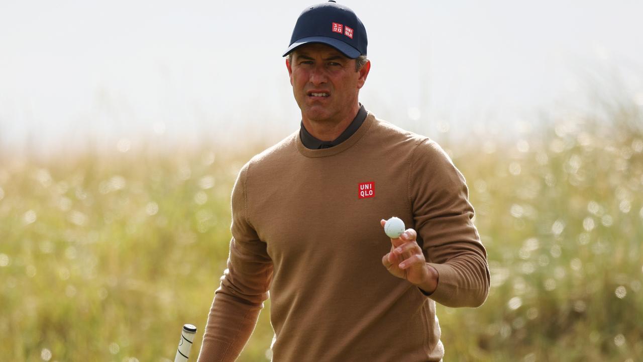 Adam Scott fell a shot short at the Scottish Open. Picture: Harry How/Getty Images