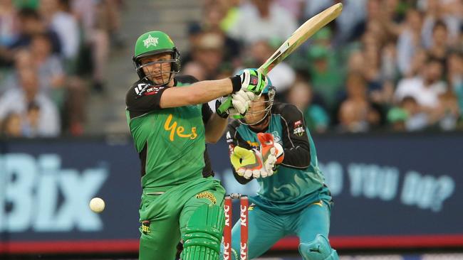 Luke Wright knows that how to smash a ball. Picture: AAP Images