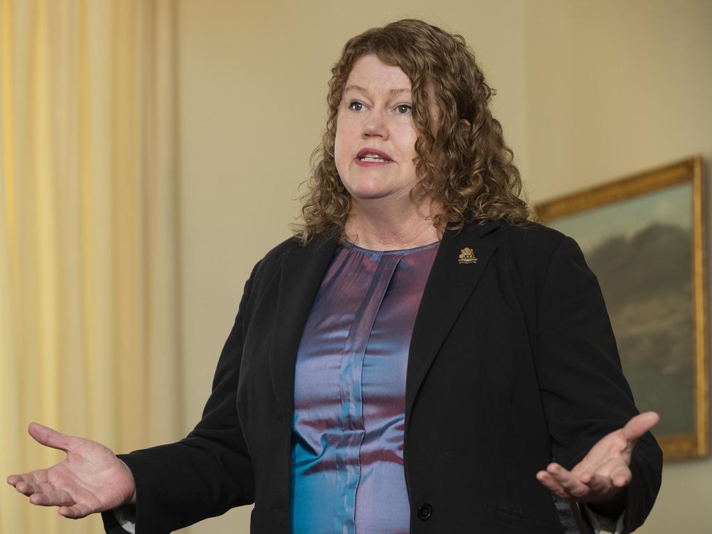 Hobart Lord Mayor Anna Reynolds at Town Hall. Picture: Chris Kidd